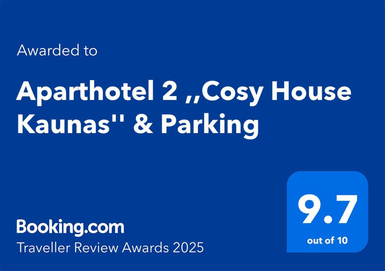 Aparthotel 2 ,,Cosy House Kaunas" & Parking Zewnętrze zdjęcie